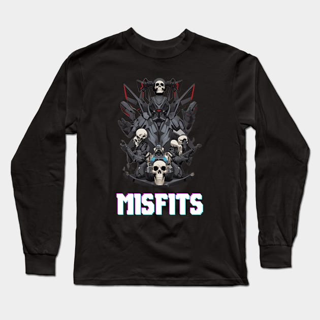 Misfits Long Sleeve T-Shirt by Maheswara.Momocats